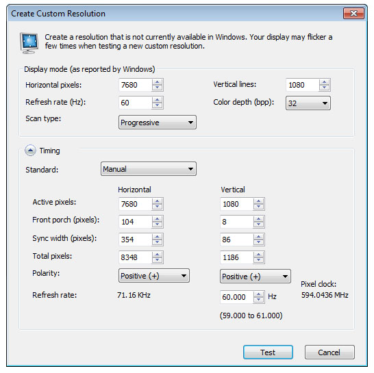 MCTRL4K Input Resolution Settings Xi'an AMB LED Co., Ltd